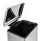 Honey Can Do Tall & Wide 58L Stainless Steel Step Trash Can with Lid